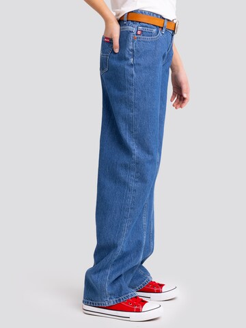 BIG STAR Wide leg Jeans 'Misaki' in Blauw