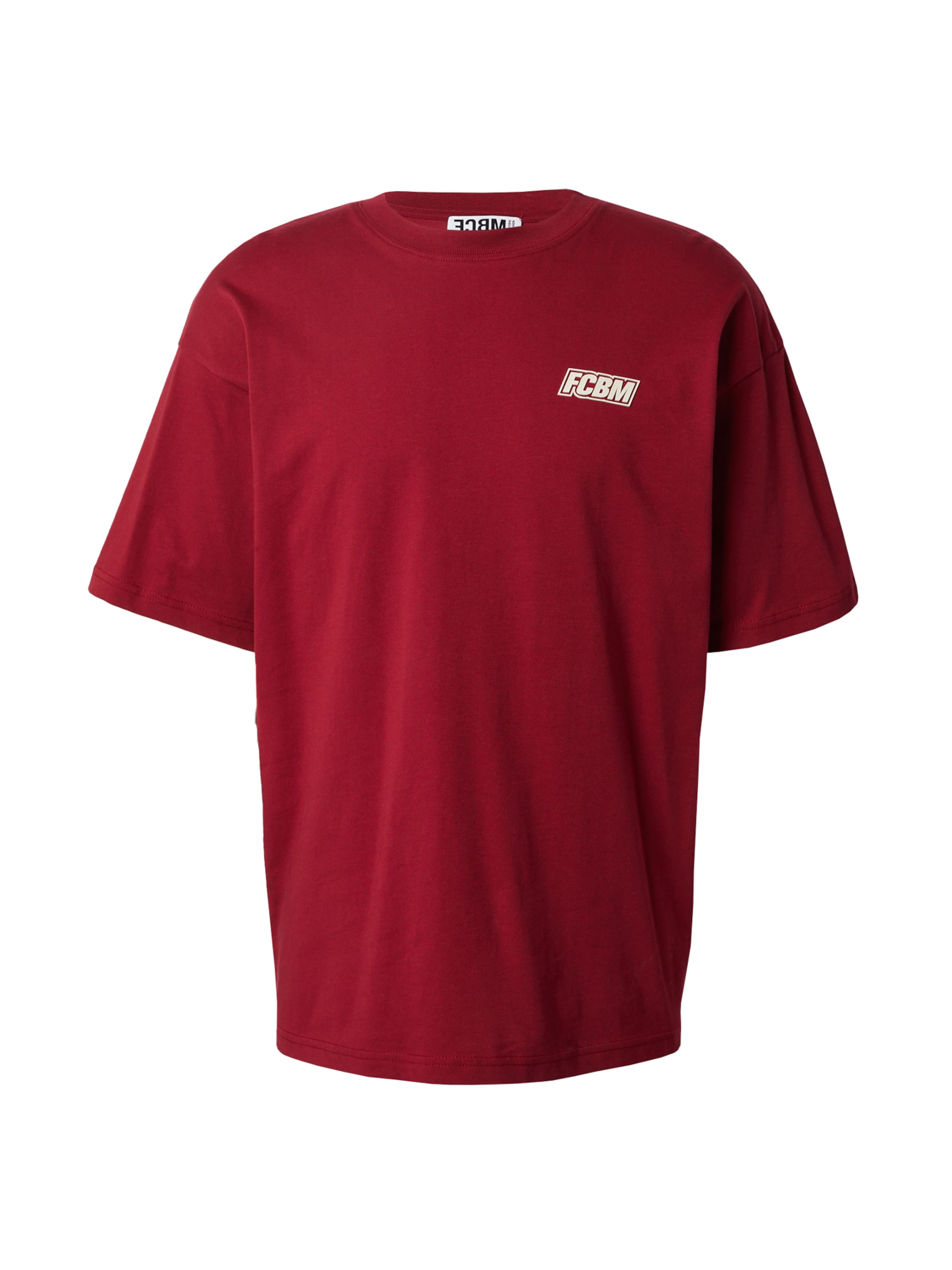 FCBM T-Shirt 'Curt' in Rot: Vorderseite