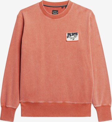 Superdry Sweatshirt in Orange: predná strana