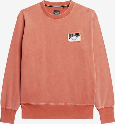 Superdry Sweat-shirt en orange / noir / blanc, Vue avec produit
