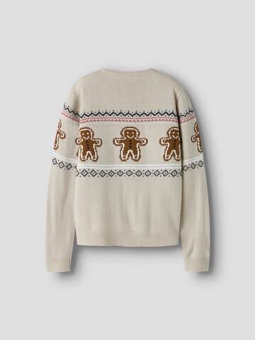 NAME IT Sweater 'NKNRISMAS' in Grey