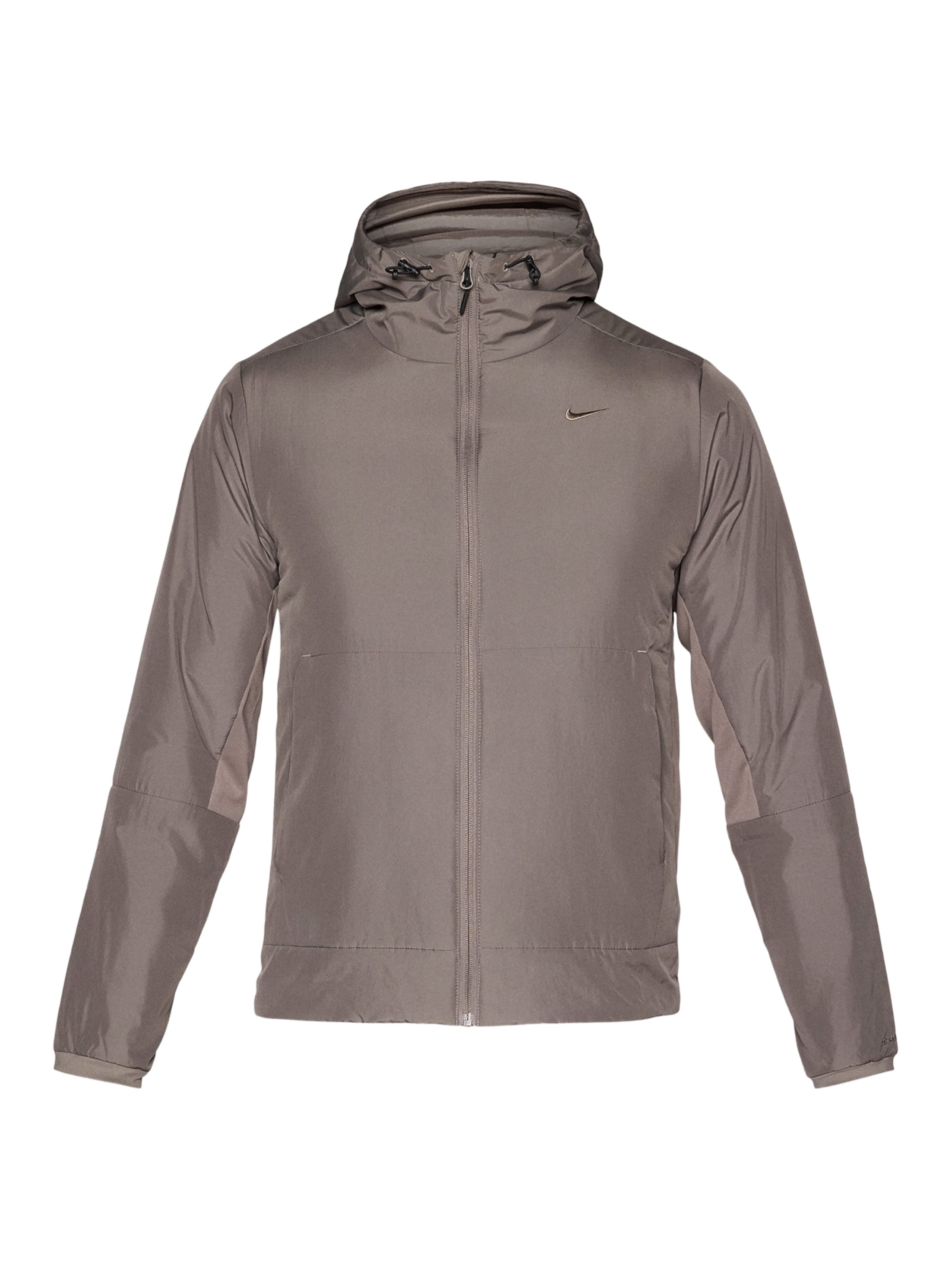 NIKE Спортивная куртка в Серый: спереди