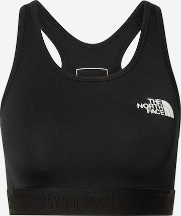 THE NORTH FACE Bralette Sports Bra in Black: front