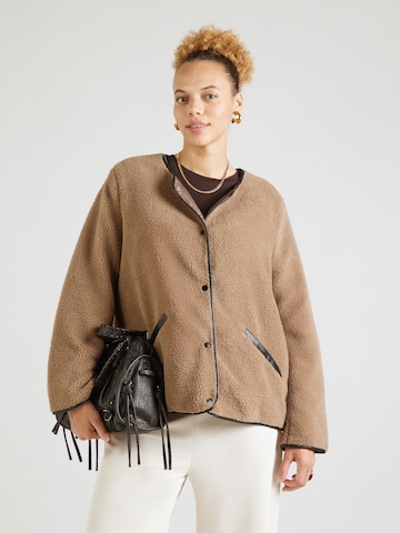 Vero Moda Curve Between-Season Jacket 'VMCCANDICE' in Brown: front