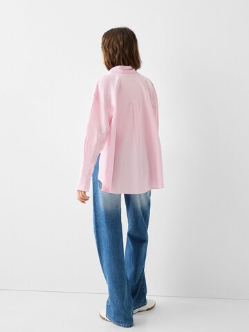 Bershka Blouse in Pink