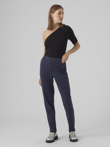 VERO MODA Tapered Hose 'LUCCA ' in Blau