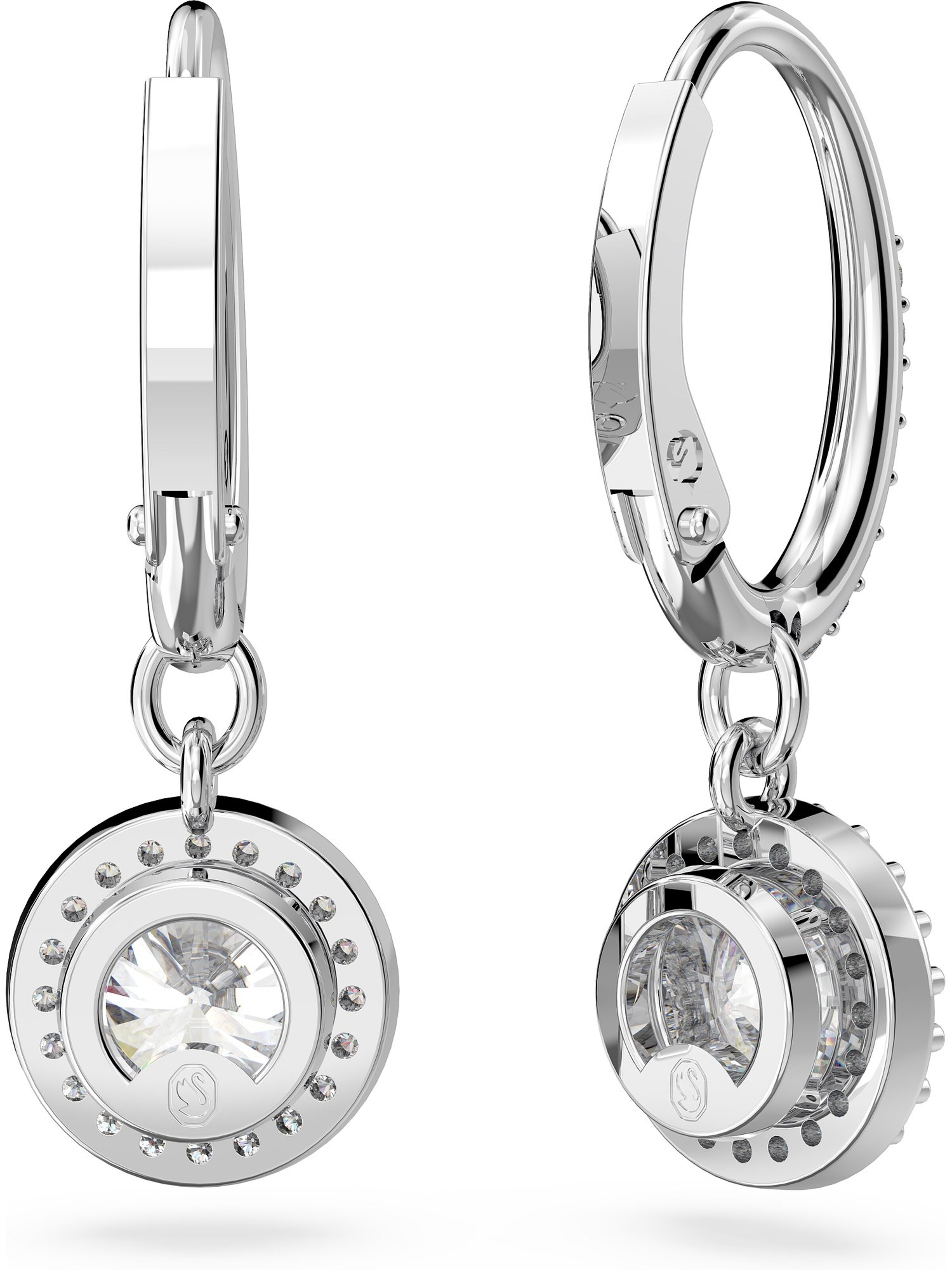 Swarovski Fülbevalók 'Una' - ezüst