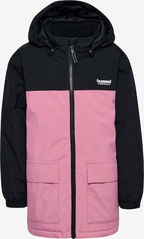 Hummel Sportjas in Roze: voorkant