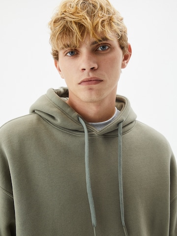 Sweat-shirt Pull&Bear en vert