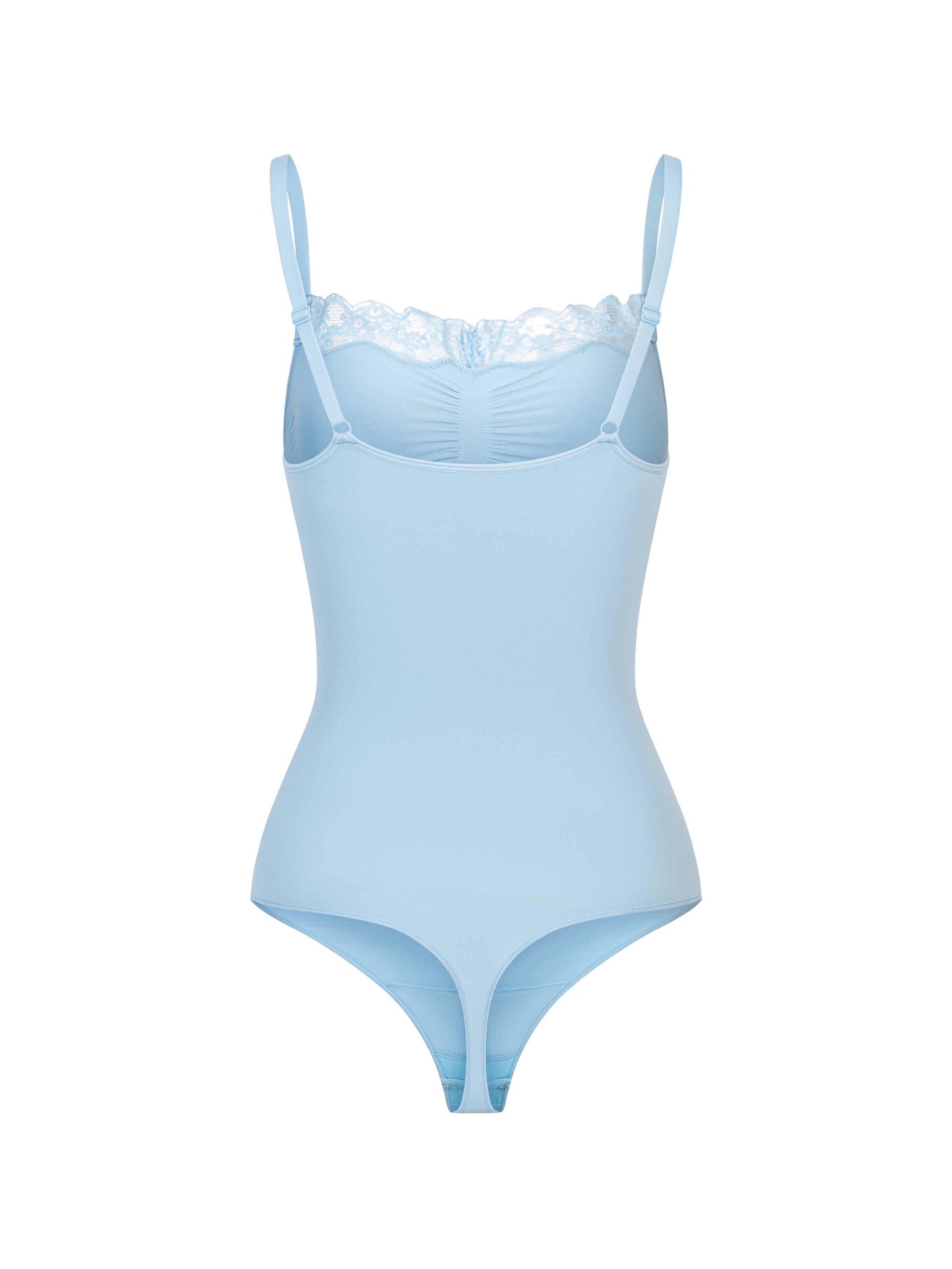 cfab (formerly creamy fabrics) Shapingbody 'Bodysuit Sculpting Shapewear mit Lace' i blå