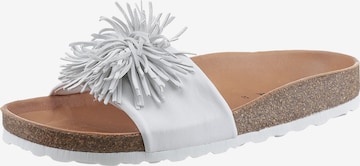 VERBENAS Mules in White: front