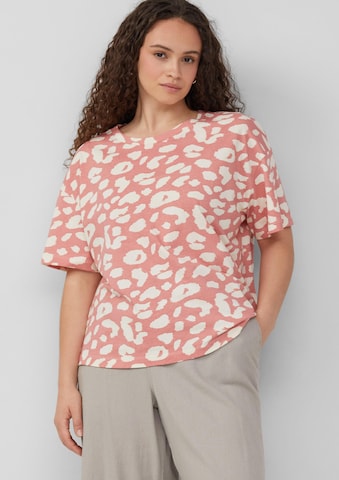 QS T-Shirt in Orange: Vorderseite