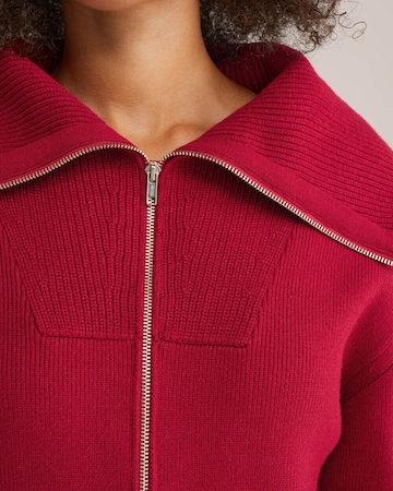 WE Fashion Strickjacke in Rot