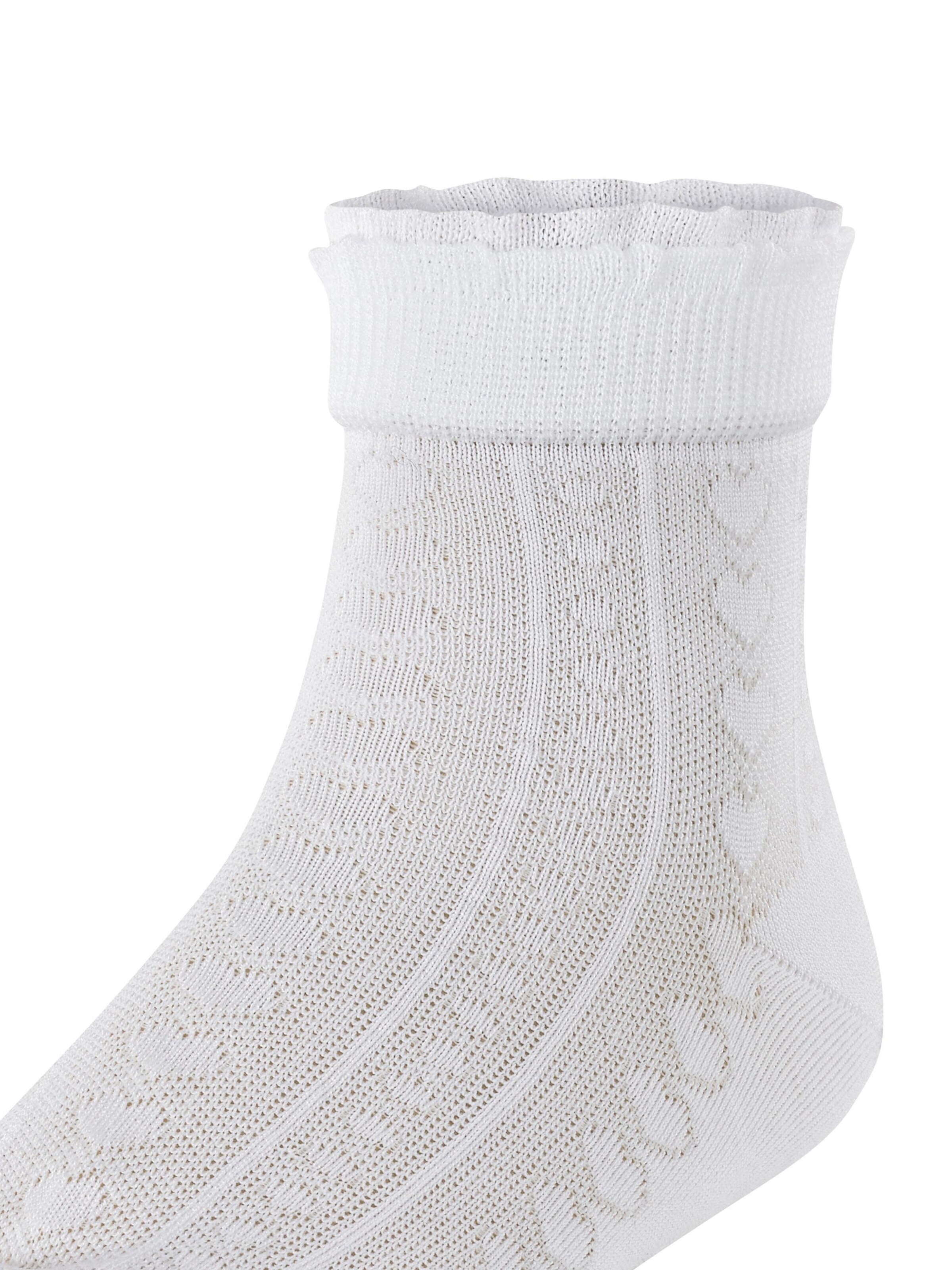 FALKE Socken 'Romantic Net'‌‌‌‌‌‌‌‌ in Weiß