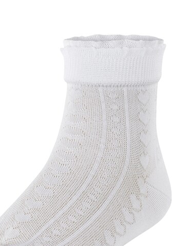 FALKE Socks 'Romantic Net' in White