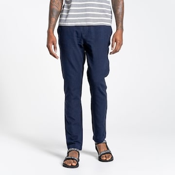 CRAGHOPPERS Tapered Outdoor trousers 'NOSIBOTANICAL BUCK' in Blue: front