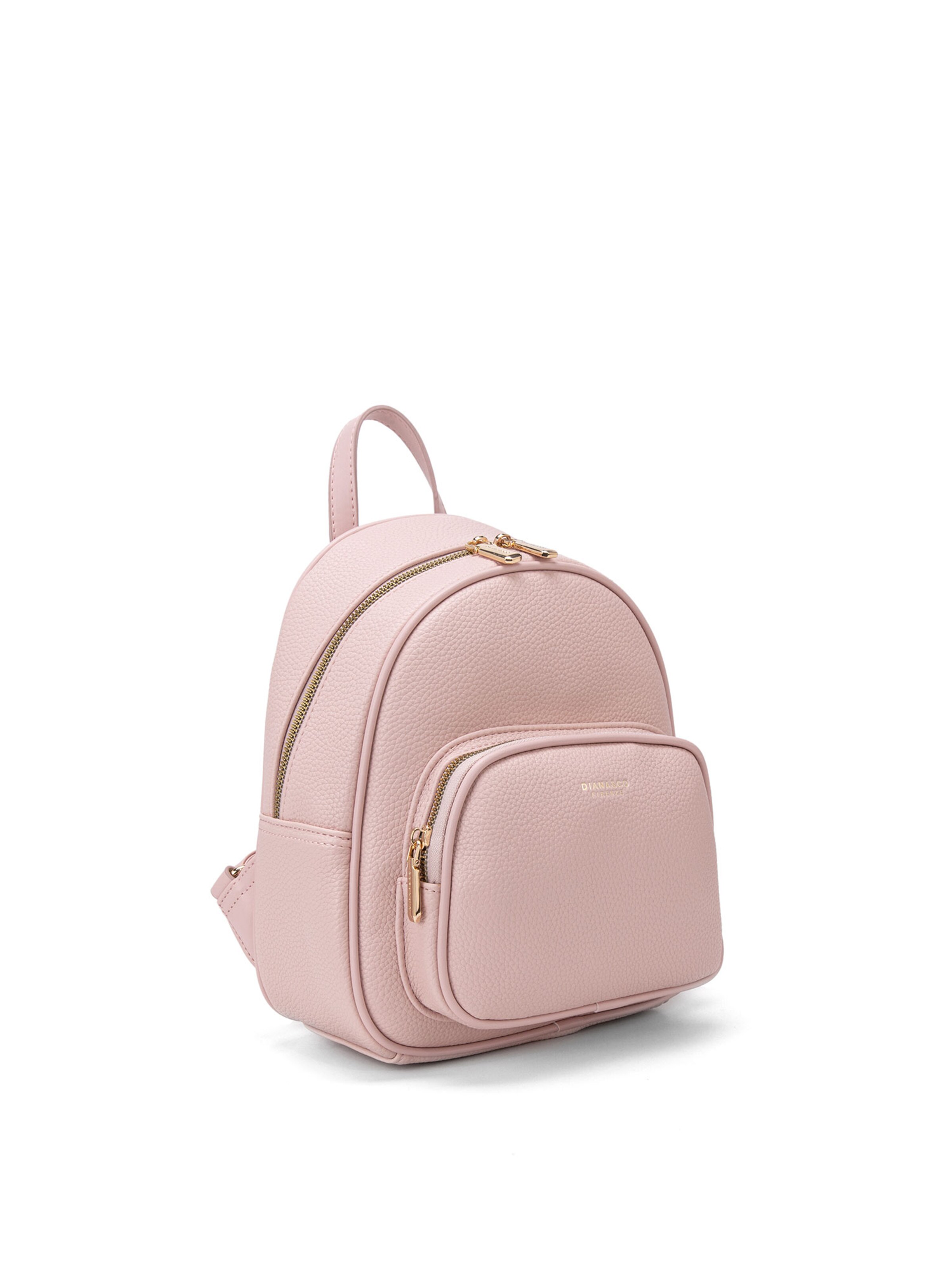 Zaino 'Zaino Donna Vegan Leather con Zip e Tasche Organizzate - Diana & Co' di Diana&Co. in rosa