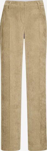 Pantalon à plis MADELEINE en beige : devant
