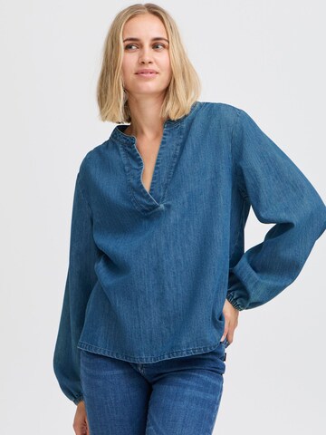 Camicia da donna 'Malia' di PULZ Jeans in blu: frontale