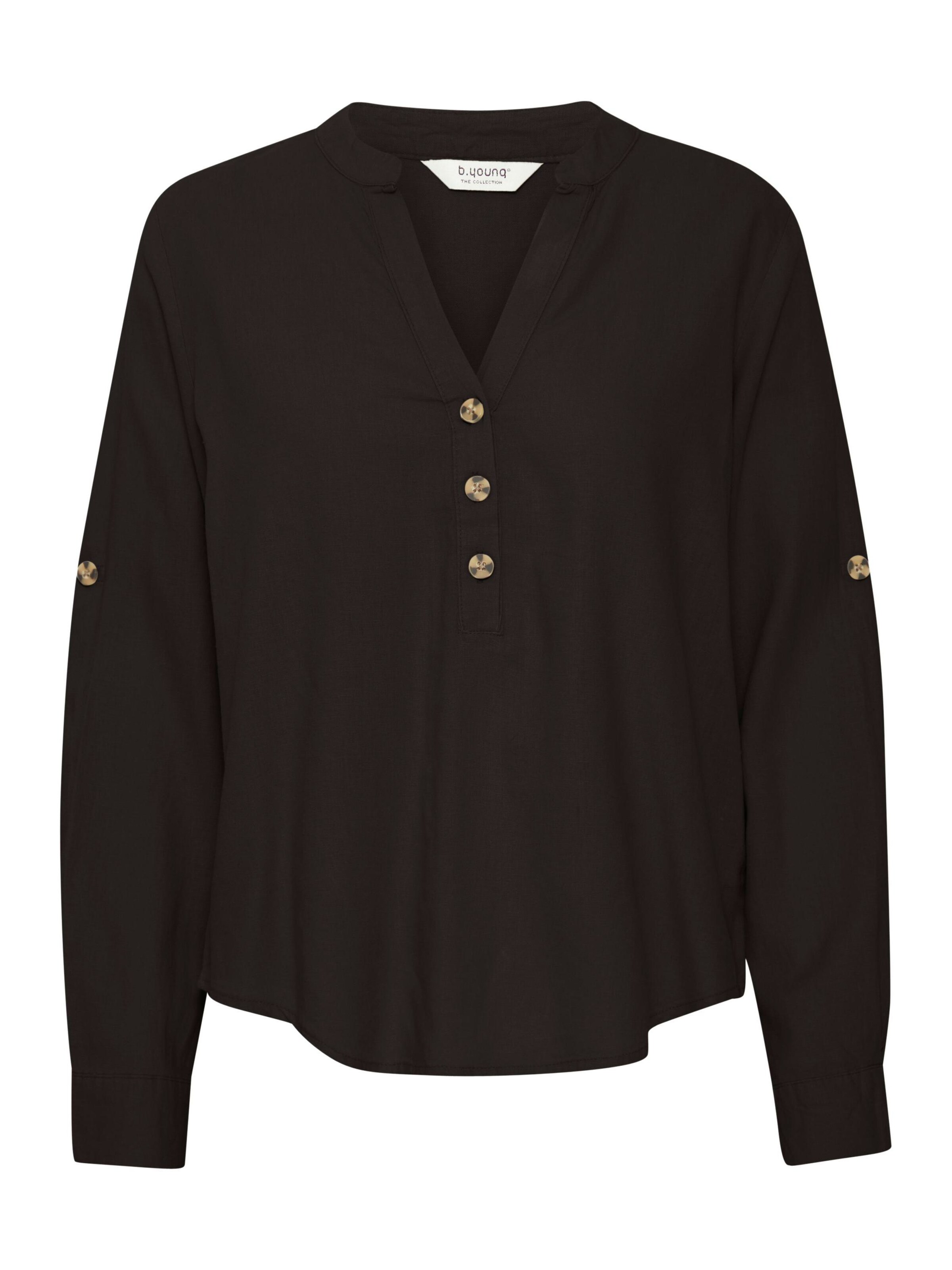 b.young Bluse 'BYAlakka' in Schwarz: Vorderseite