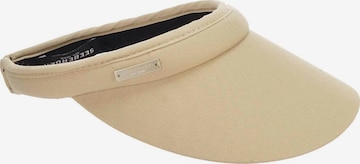 Seeberger Hut 'Visor' in Beige: Vorderseite