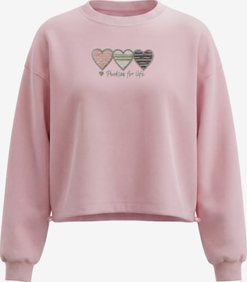 MYMO - Sudadera en rosa: frente