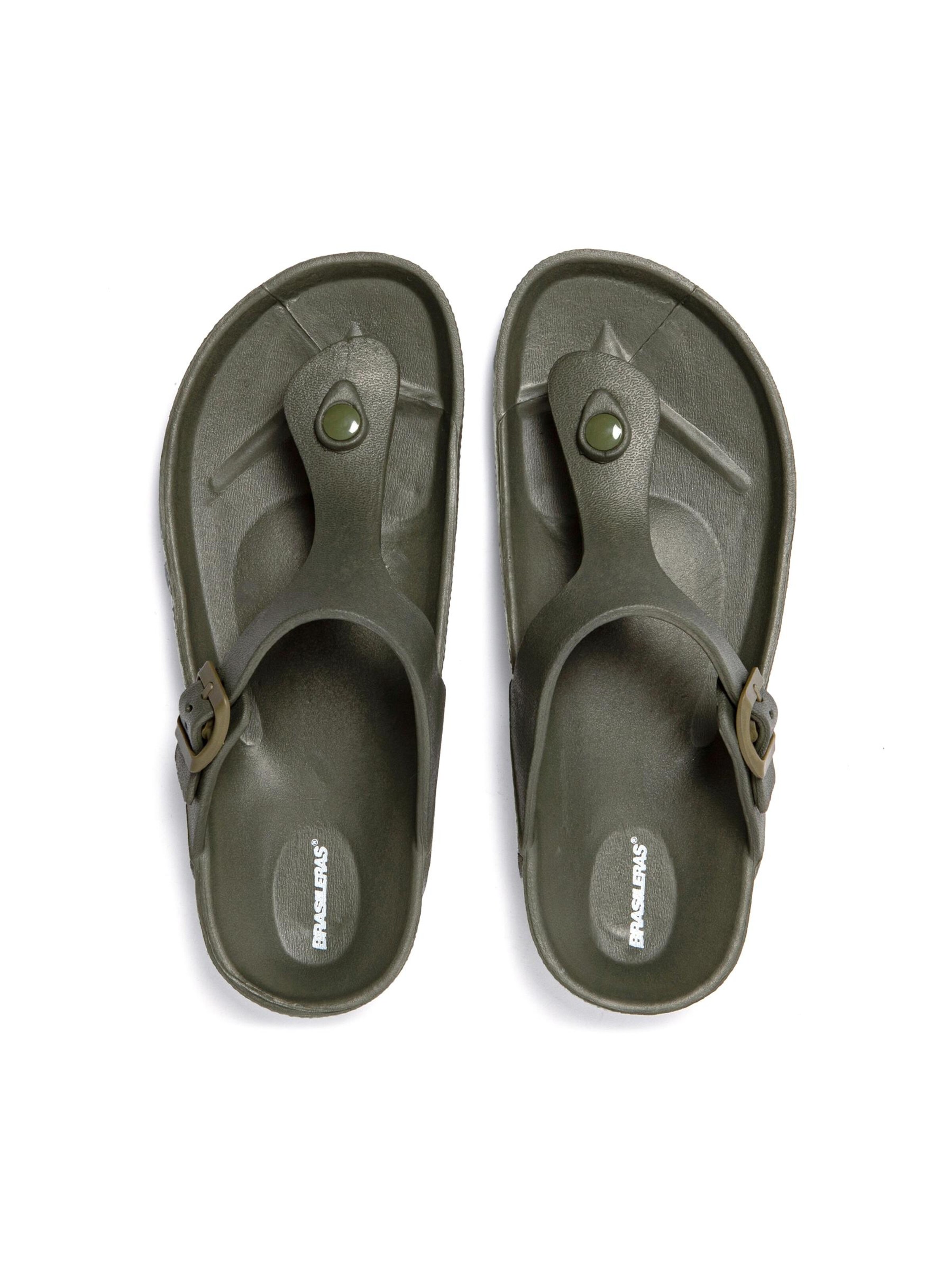 Brasileras - Zapatos para playa y agua 'Soleil' en verde