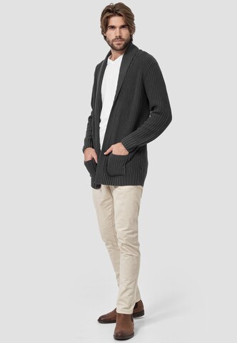 INDICODE JEANS Knit Cardigan in Grey