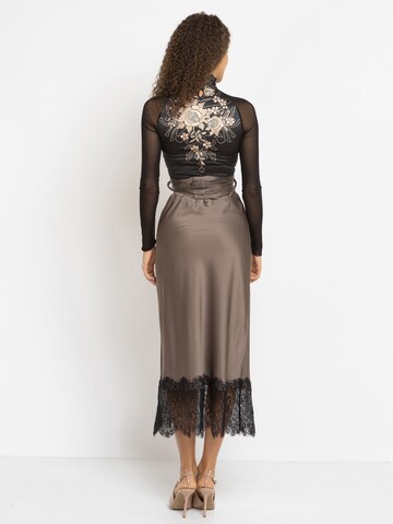 JIORO Skirt 'ESSENTIALS' in Grey