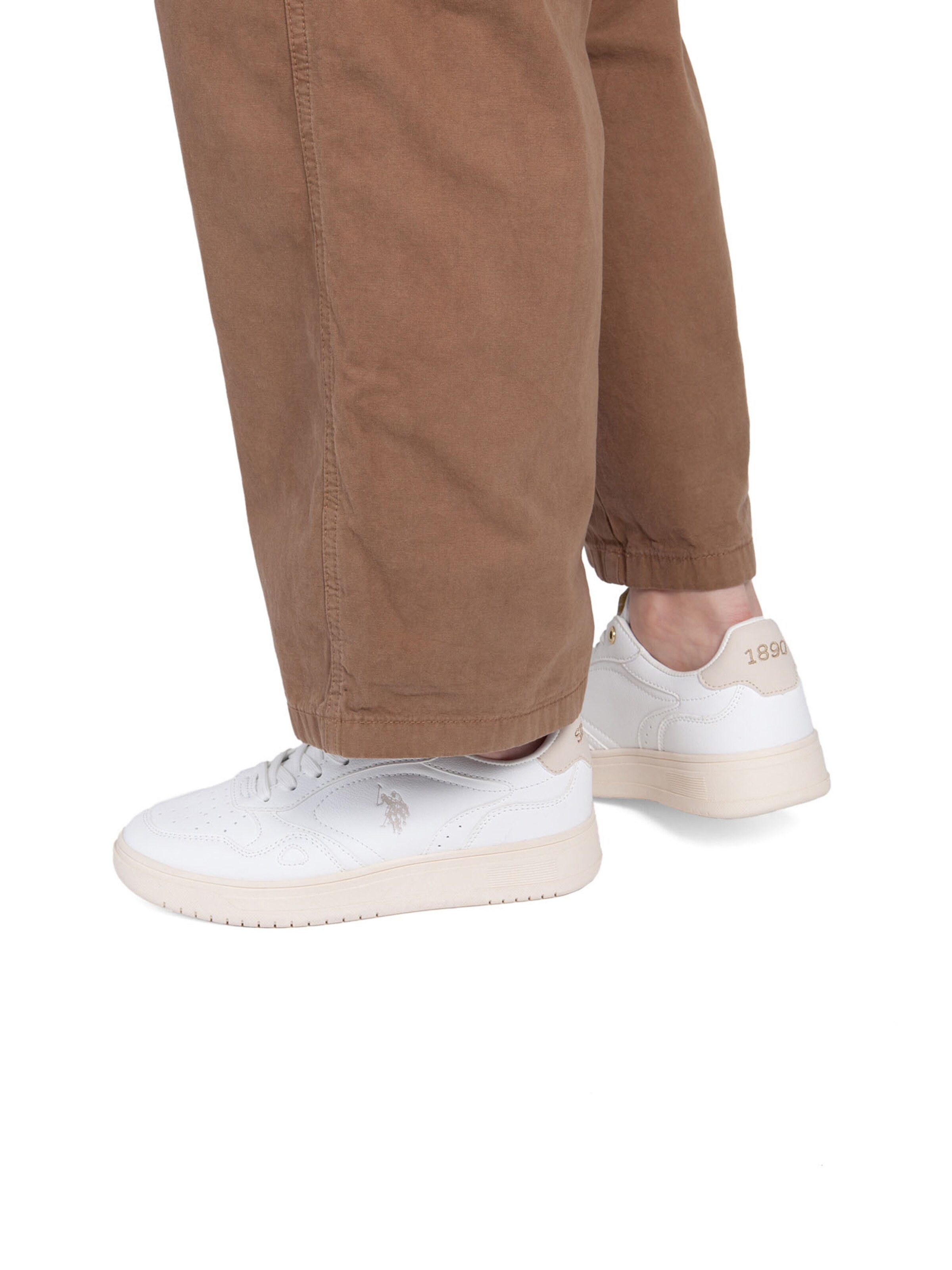 Baskets basses 'Kosmo' US POLO ASSN. en blanc