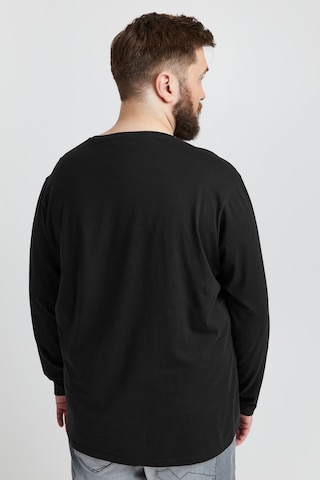 !Solid Langarmshirt 'Bedon' in Schwarz