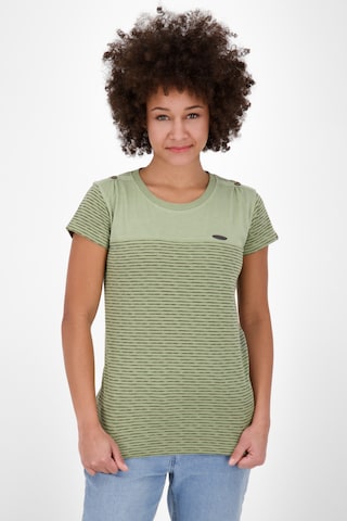 T-shirt 'LioAK' Alife and Kickin en vert : devant
