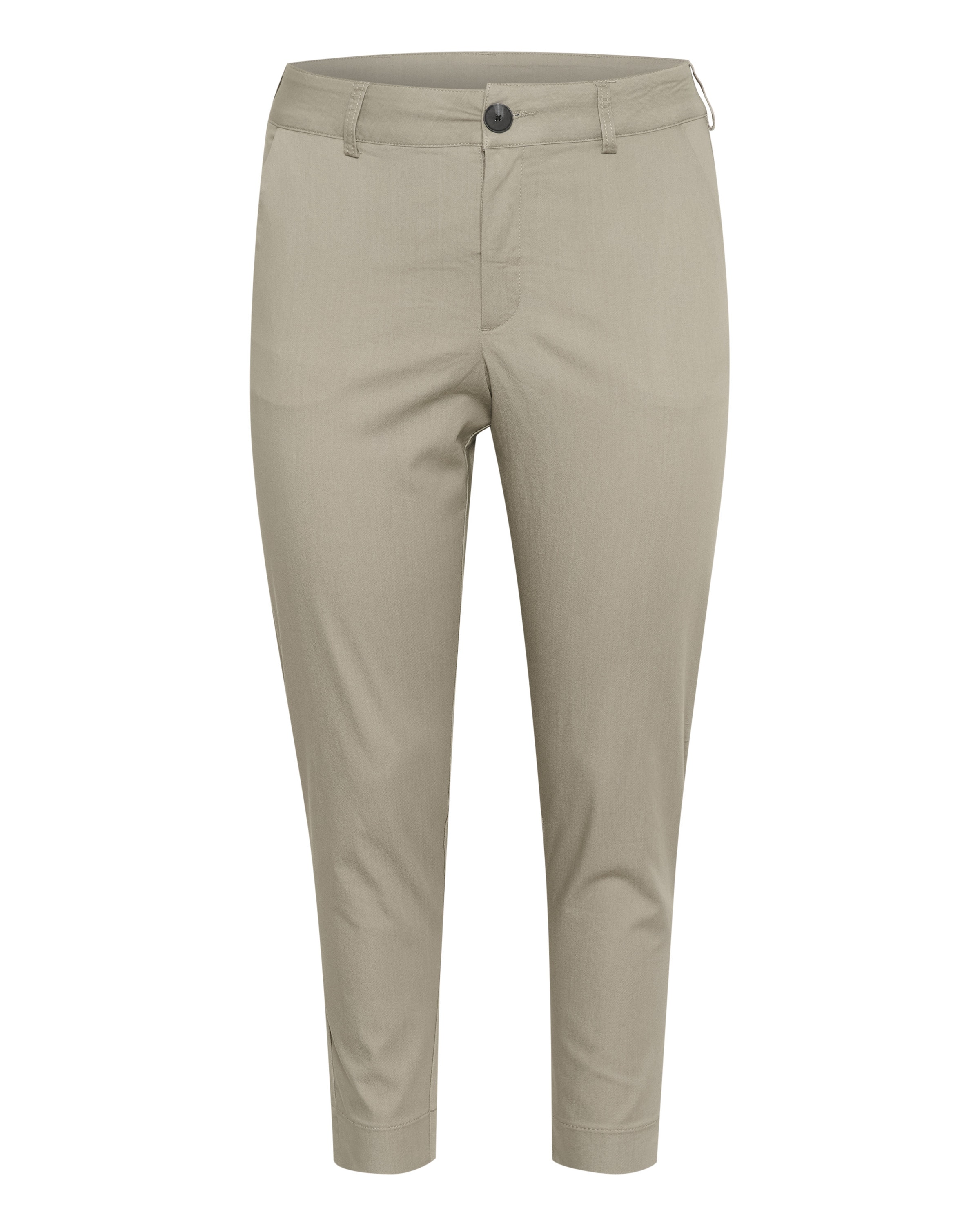 KAFFE CURVE Chino &#x27;Leana&#x27; in Grijs: voorkant