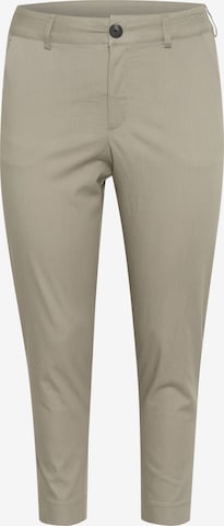 KAFFE CURVE Chino trousers 'Leana' in Grey: front