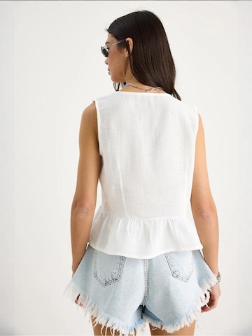 Camicia da donna di Bianco Lucci in bianco