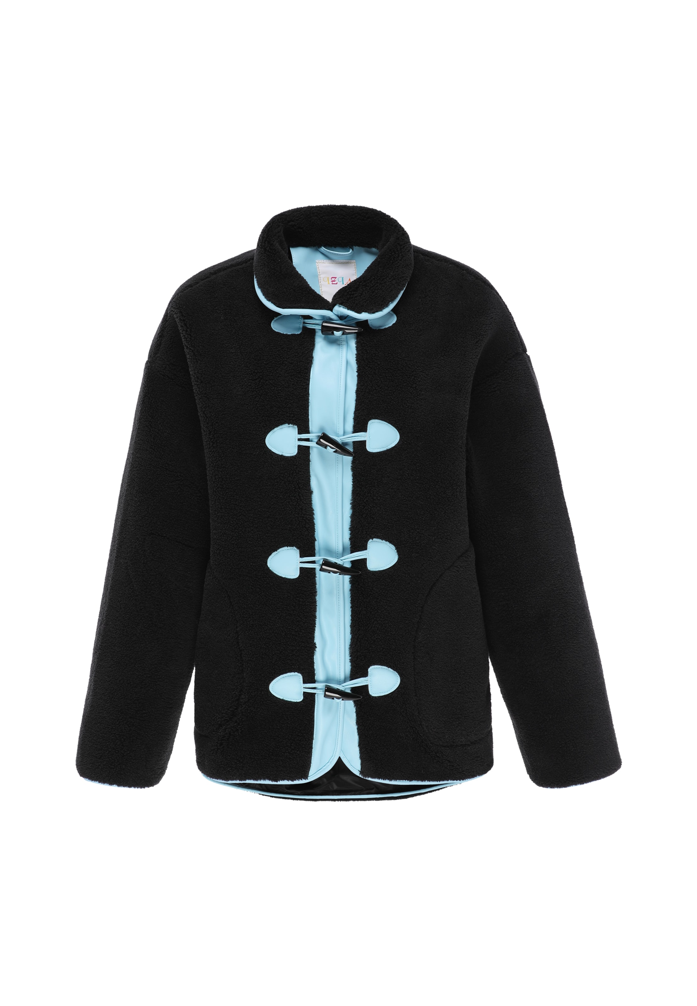 Veste mi-saison IZIA en noir : devant