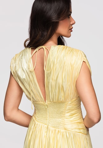 Ombre Kleid in Gelb