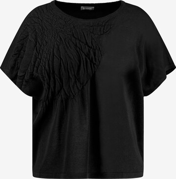 SAMOON Shirt in Black: front