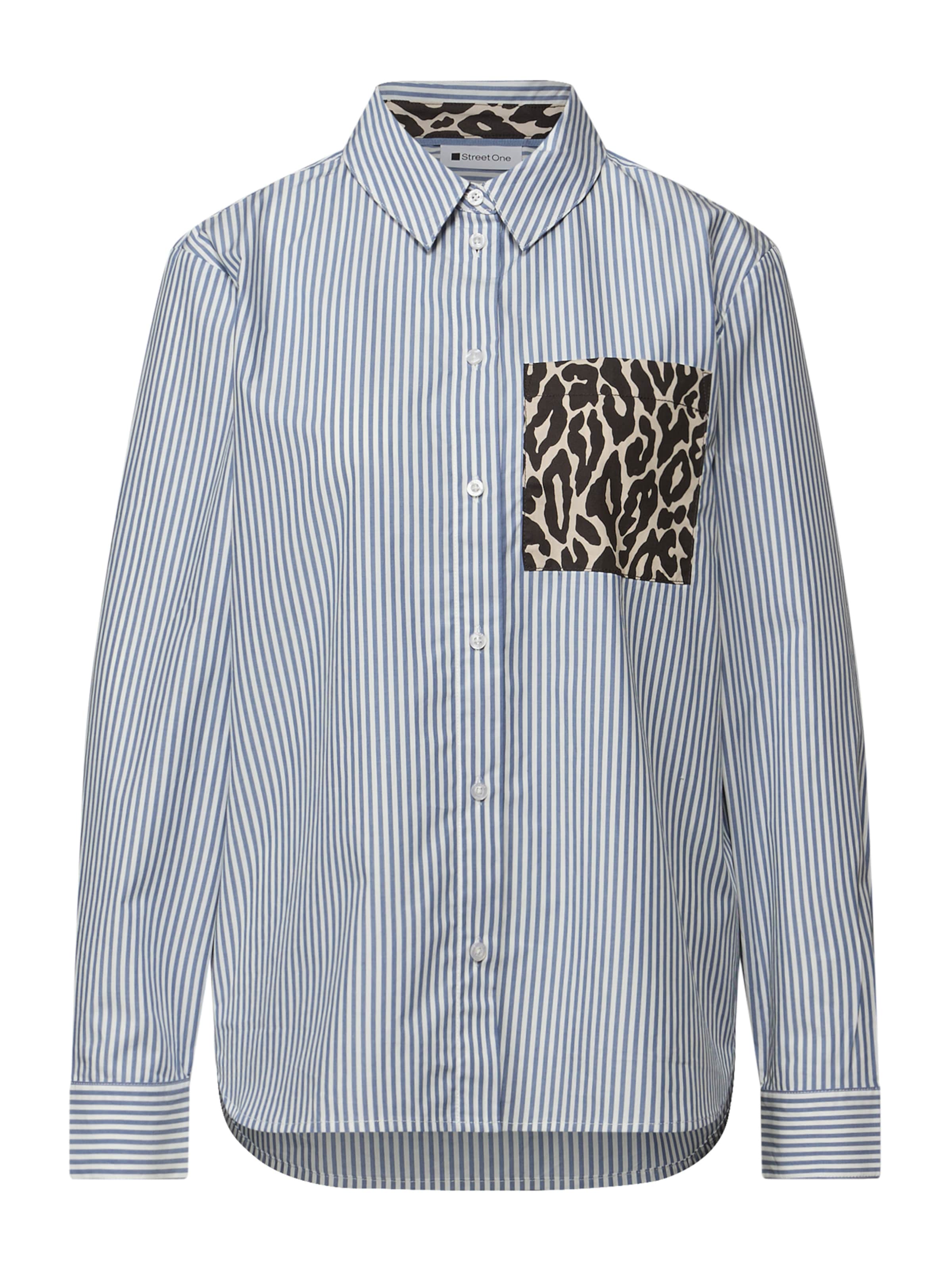STREET ONE Bluse in Blau: Vorderseite