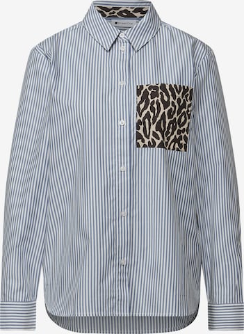 STREET ONE Bluse in Blau: Vorderseite