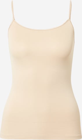 Mey Top in Beige: front