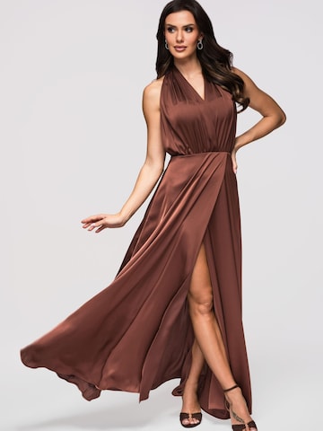Ombre Evening dress in Brown