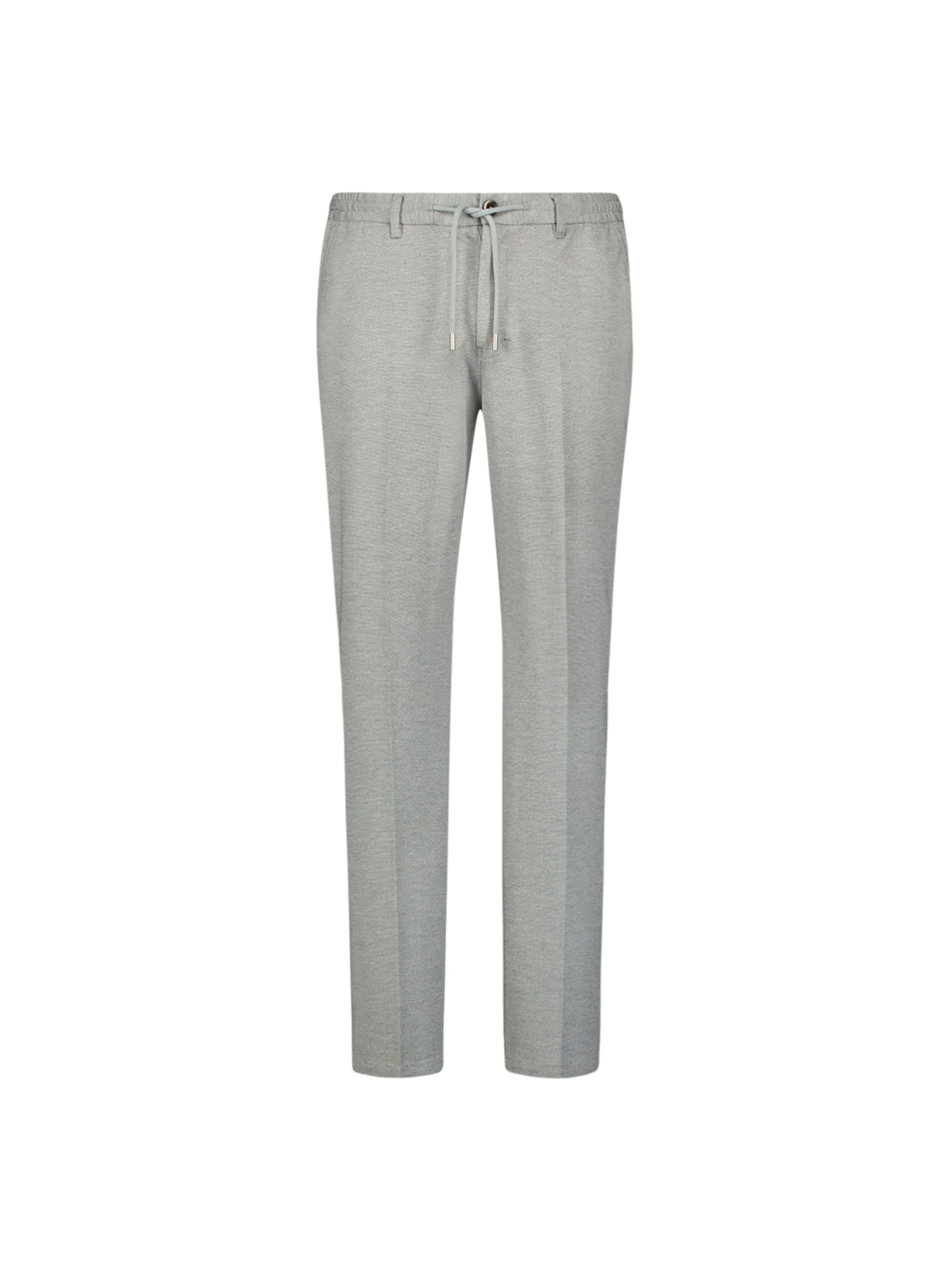 No Excess Slim fit Trousers in Grey: front