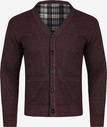 Youthup Knit Cardigan in Red: front