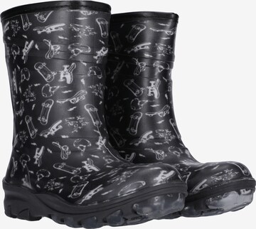 ZigZag Rubber Boots 'Cenerki' in Black