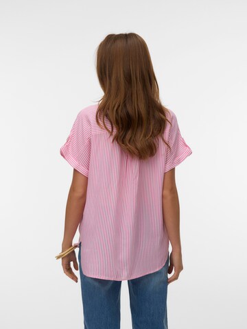 VERO MODA Bluse 'VMBumpy' in Pink