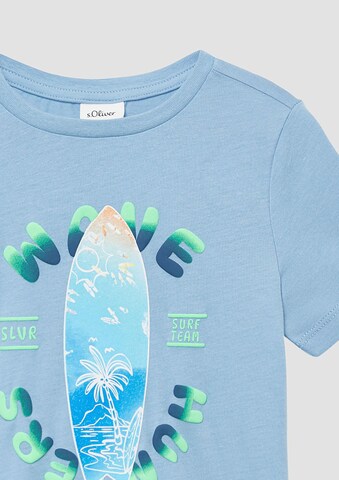 T-Shirt s.Oliver en bleu