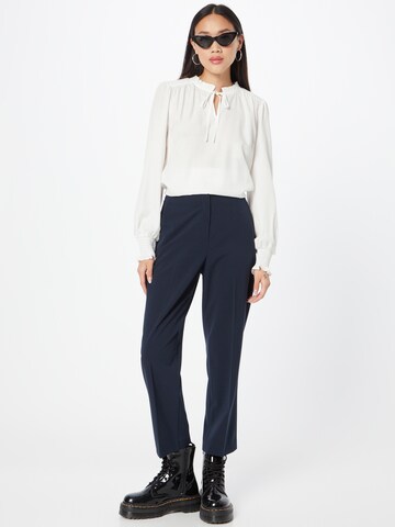 ESPRIT Regular Pleated Pants in Blue