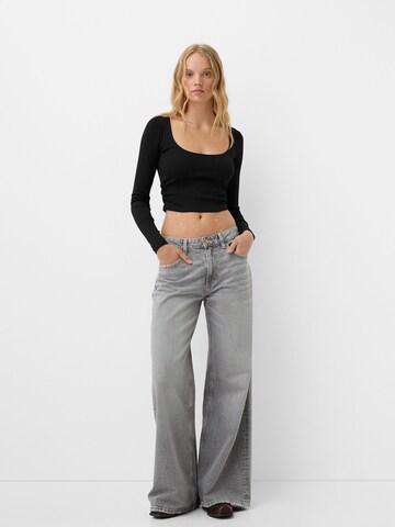 Bershka Koszulka w kolorze szary