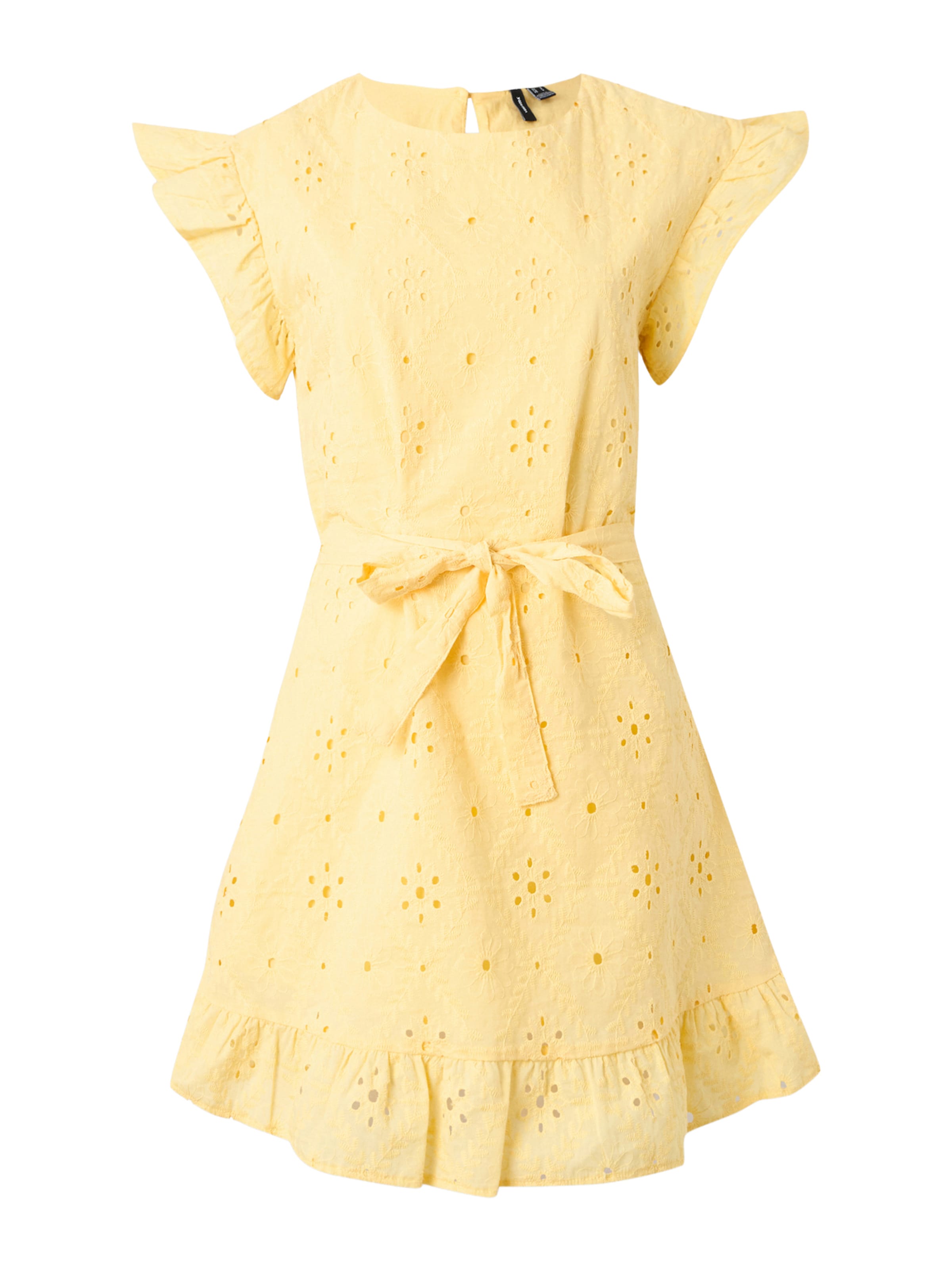 VERO MODA Zomerjurk 'VMEliza' in Geel: voorkant